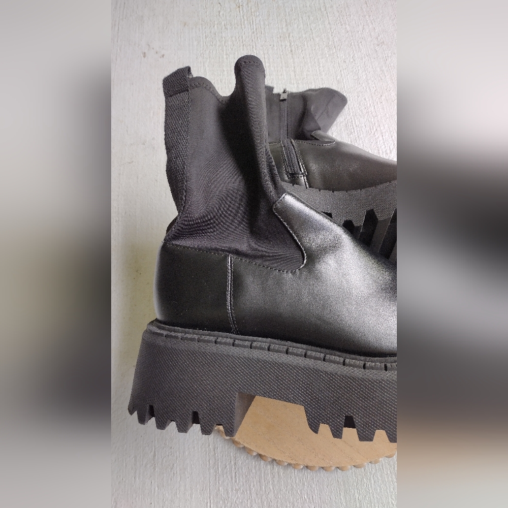 Zara  Boot Black Size Eur:40 US 9.5 - Picture 7 of 15